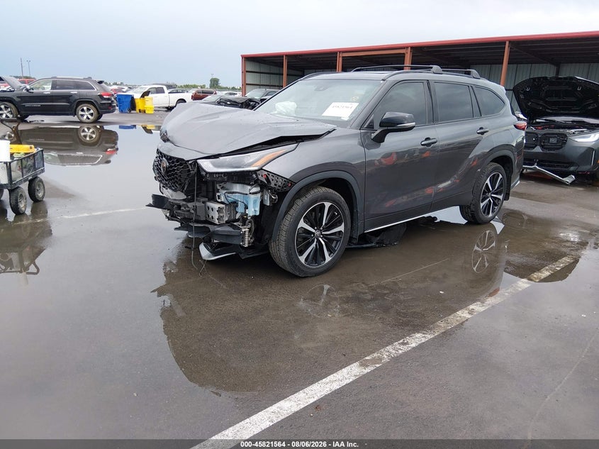 Vin: 5tdjzrbh9ns169830, lot: 46320445, toyota highlander xse 20222