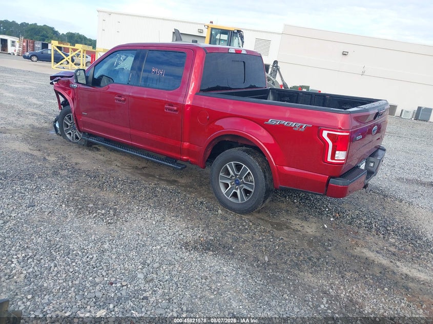 Vin: 1ftew1eg7gfb61971, lot: 46320459, ford f-150 xlt 20163