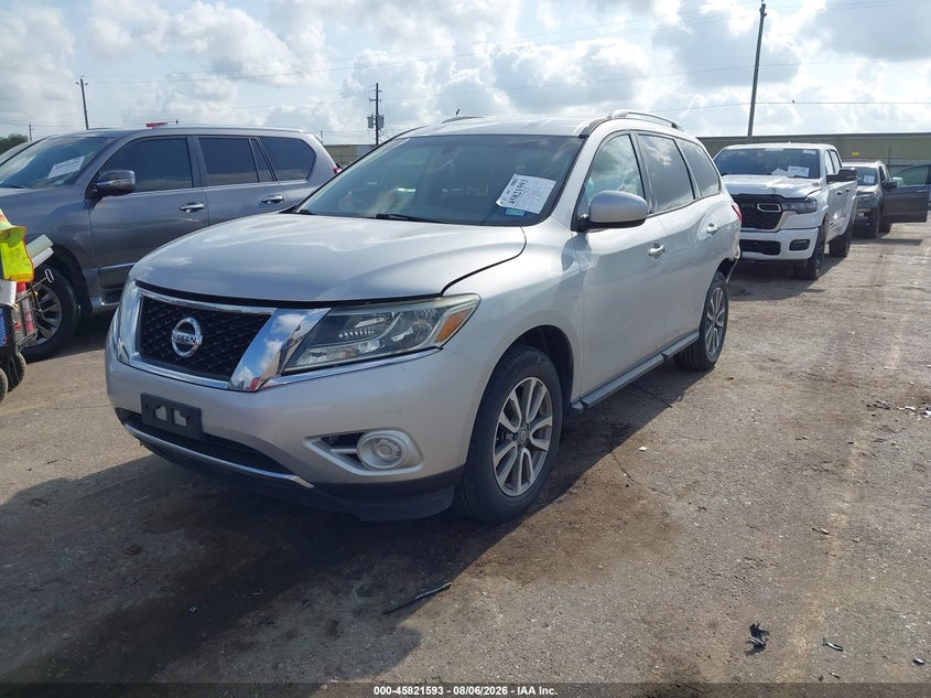 Vin: 5n1ar2mm0fc685705, lot: 46320474, nissan pathfinder s 20152