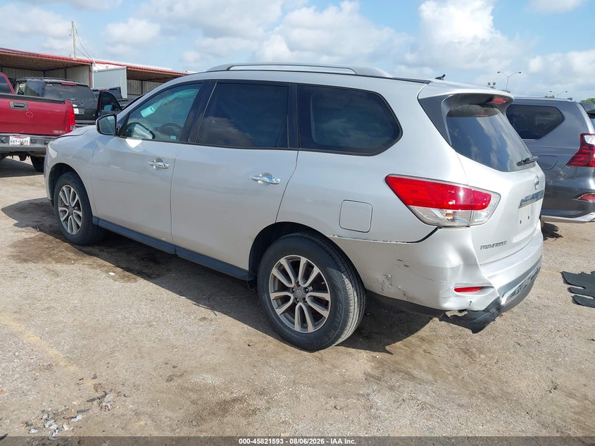 Vin: 5n1ar2mm0fc685705, lot: 46320474, nissan pathfinder s 20153