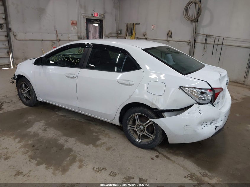 Vin: 2t1burhe6gc688054, lot: 46320517, toyota corolla le 20163