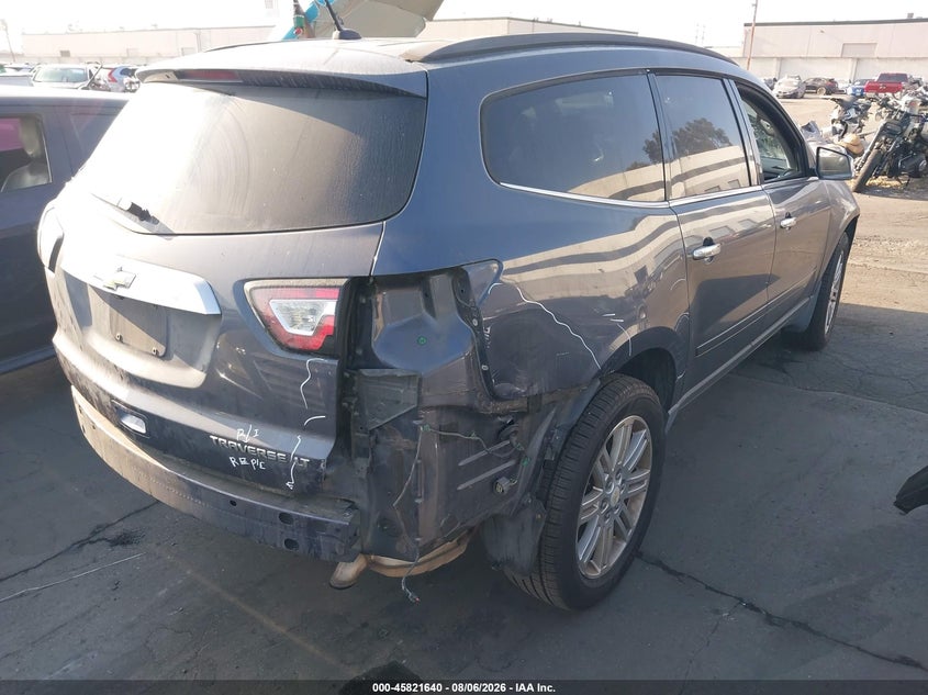 Vin: 1gnkrgkd5dj108628, lot: 46320521, chevrolet traverse 1lt 20134