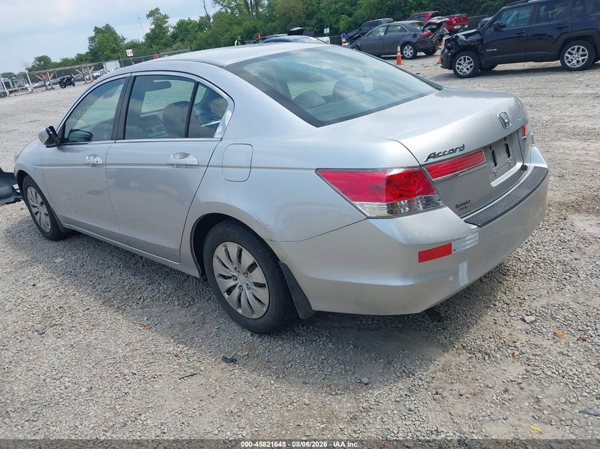 Vin: 1hgcp2f35ca244362, lot: 46320529, honda accord sdn lx 20123