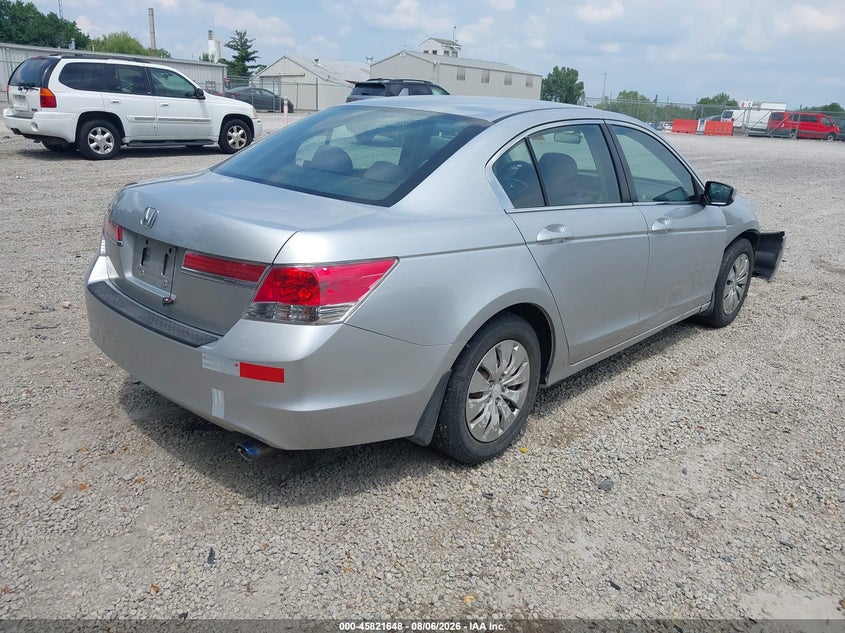 Vin: 1hgcp2f35ca244362, lot: 46320529, honda accord sdn lx 20124