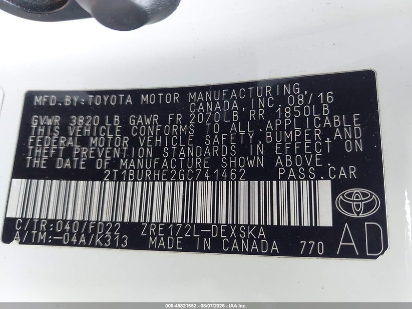 TOYOTA COROLLA - zdjęcie 9