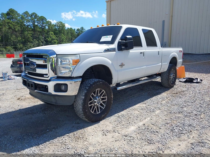 Vin: 1ft7w2bt7fed36112, lot: 46320557, ford f-250 lariat 20152