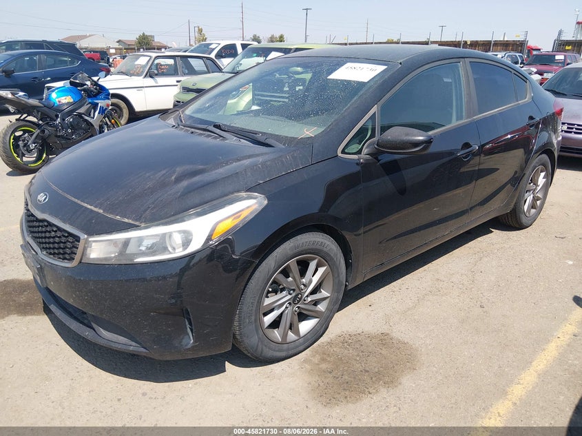 Vin: 3kpfk4a77he030414, lot: 46320611, kia forte lx 20172