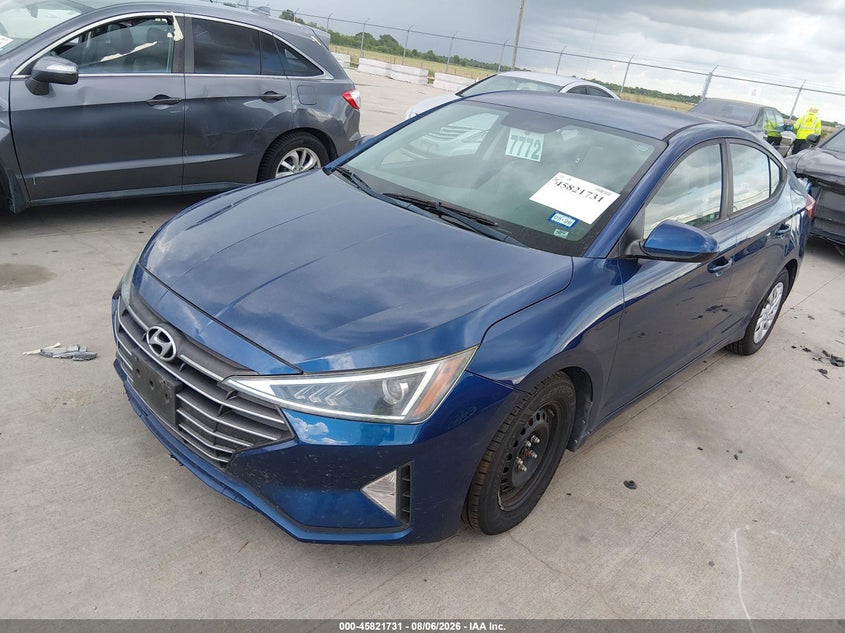 2019 Hyundai Elantra, Затоплення, IAAI, VIN 5NPD74LF4KH493482 — фото 2