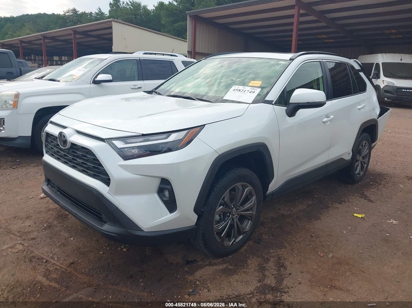 Vin: jtmb6rfv8sj077758, lot: 46320629, toyota rav4 hybrid xle premium 20252