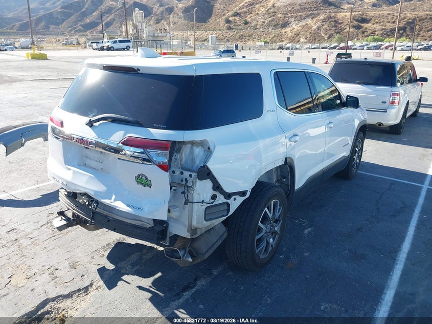 Vin: 1gkknrls8lz143844, lot: 46320653, gmc acadia fwd sle 20204