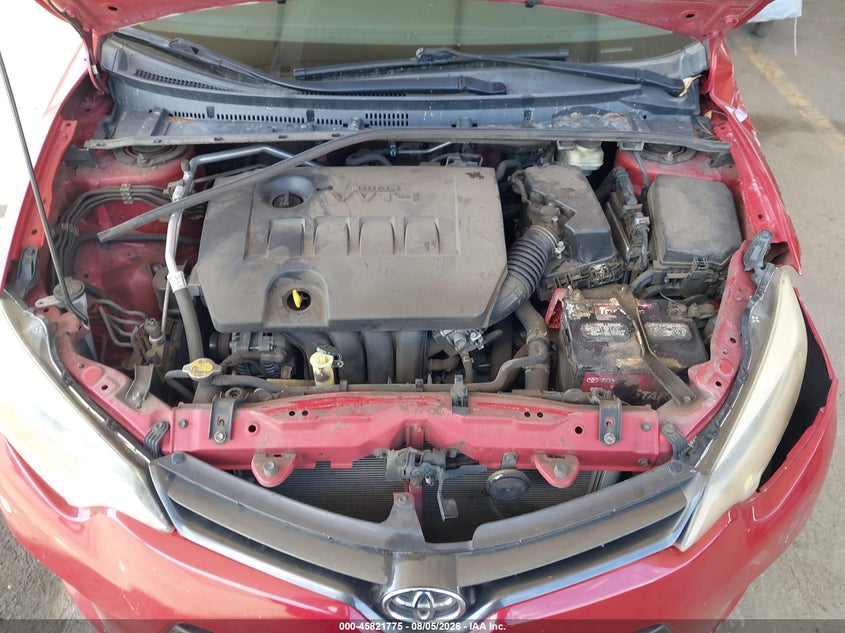 2016 TOYOTA COROLLA SEDAN 1.8L I-4 DOHC, VVT, 132HP