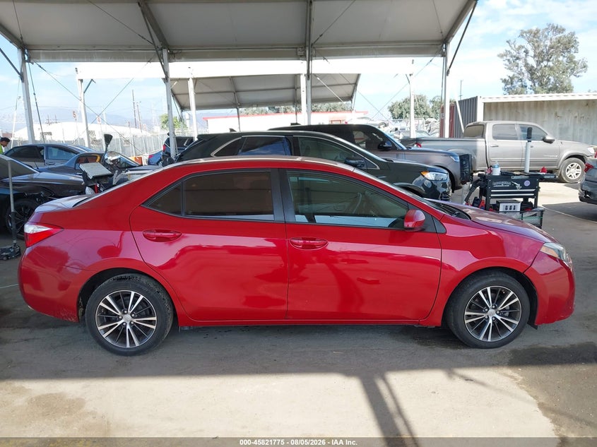 2016 TOYOTA COROLLA SEDAN 1.8L I-4 DOHC, VVT, 132HP