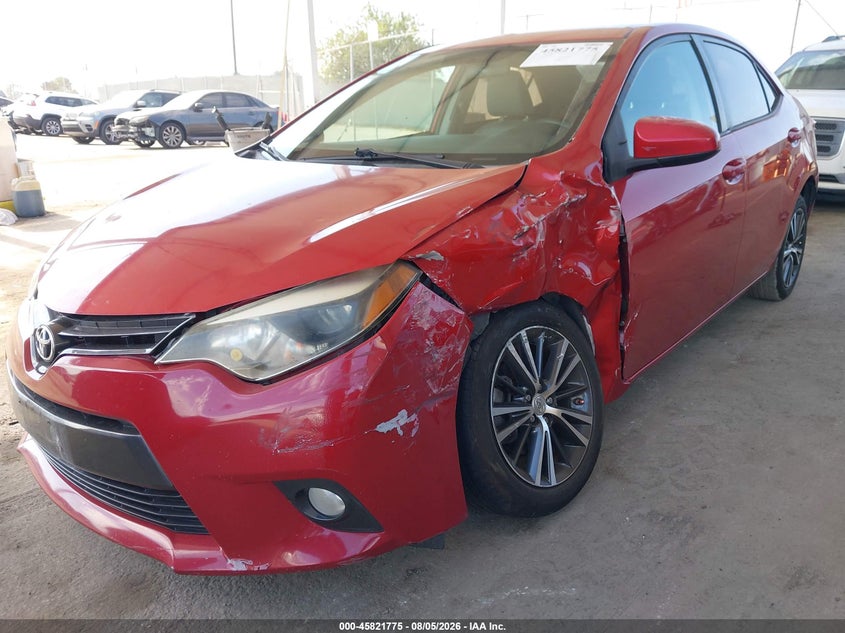 2016 TOYOTA COROLLA SEDAN 1.8L I-4 DOHC, VVT, 132HP