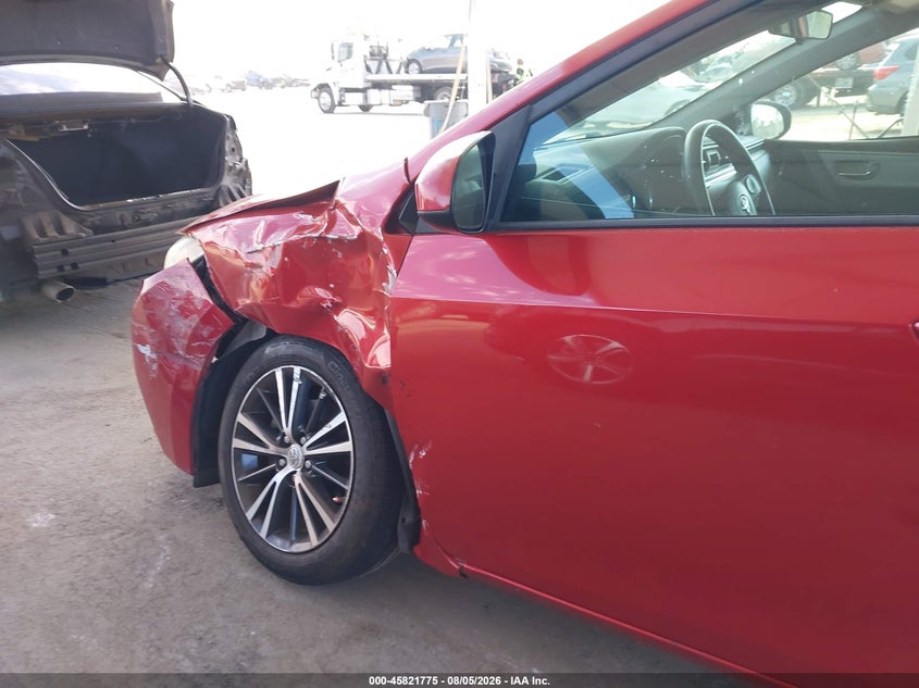 2016 TOYOTA COROLLA SEDAN 1.8L I-4 DOHC, VVT, 132HP