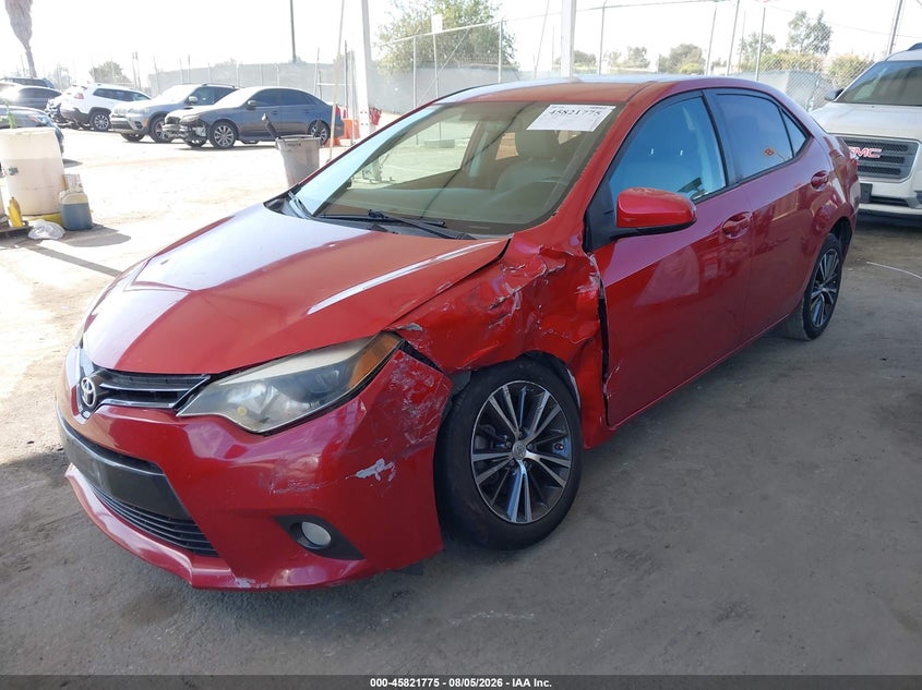 Vin: 5yfburhe4gp511017, lot: 46320656, toyota corolla le plus 20162