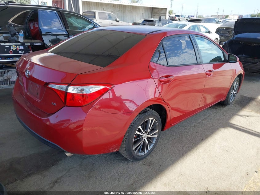 Vin: 5yfburhe4gp511017, lot: 46320656, toyota corolla le plus 20164