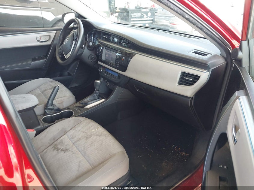 2016 TOYOTA COROLLA SEDAN 1.8L I-4 DOHC, VVT, 132HP