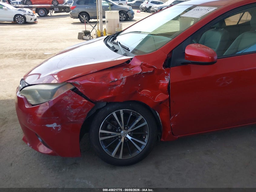 2016 TOYOTA COROLLA SEDAN 1.8L I-4 DOHC, VVT, 132HP