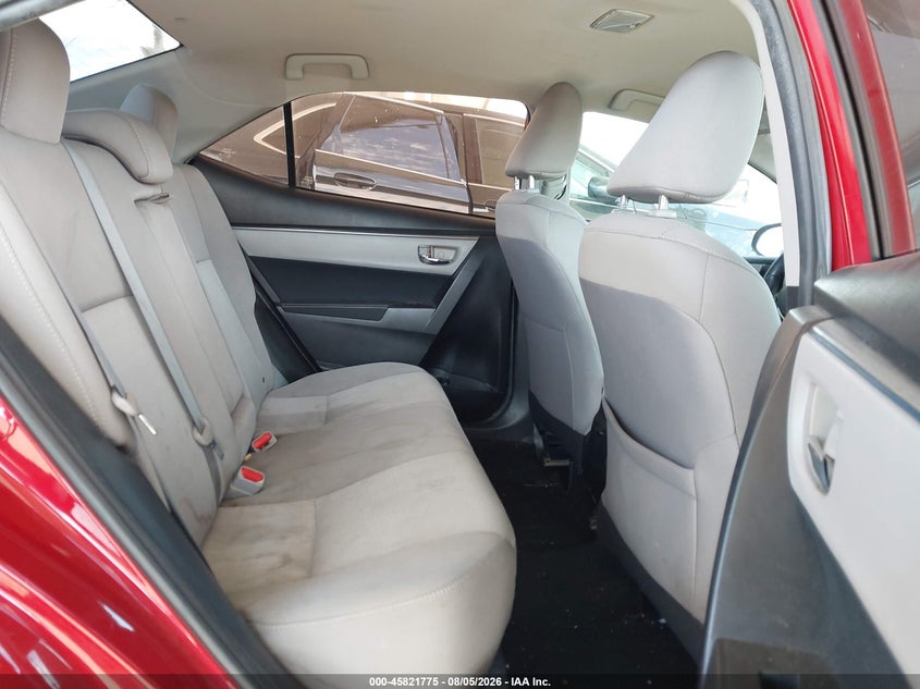 2016 TOYOTA COROLLA SEDAN 1.8L I-4 DOHC, VVT, 132HP