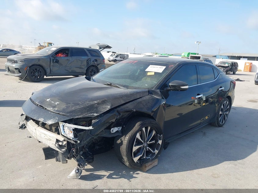 2017 Nissan Maxima, Front End, IAAI, VIN 1N4AA6AP0HC405694 — photo 2