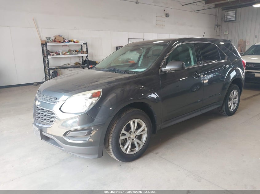 Vin: 2gnfleek7h6326803, lot: 46320688, chevrolet equinox ls 20172