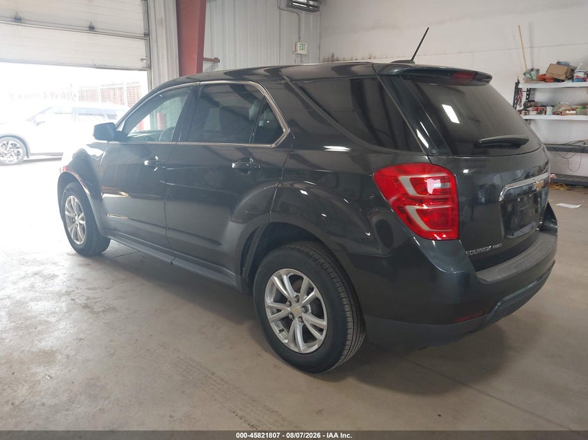 Vin: 2gnfleek7h6326803, lot: 46320688, chevrolet equinox ls 20173