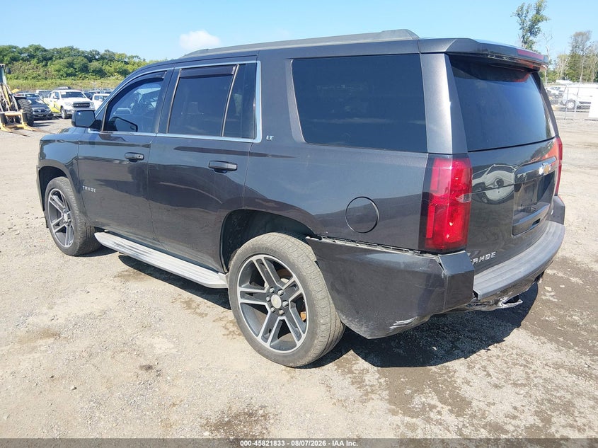 Vin: 1gnskbkc1fr247402, lot: 46320714, chevrolet tahoe lt 20153