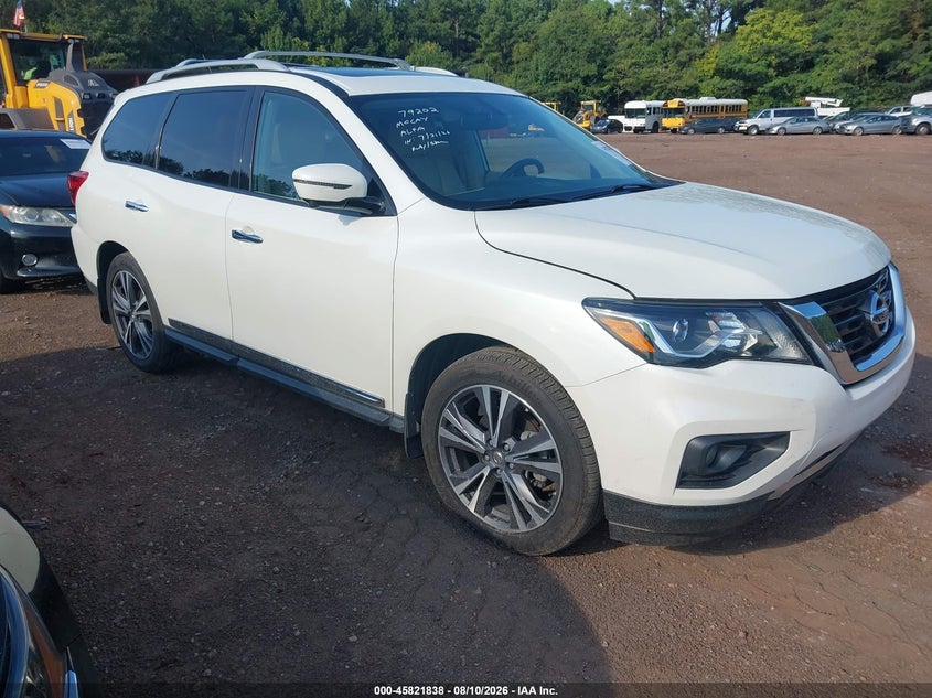 Vin: 5n1dr2mnxjc663550, lot: 46320719, nissan pathfinder platinum 20181
