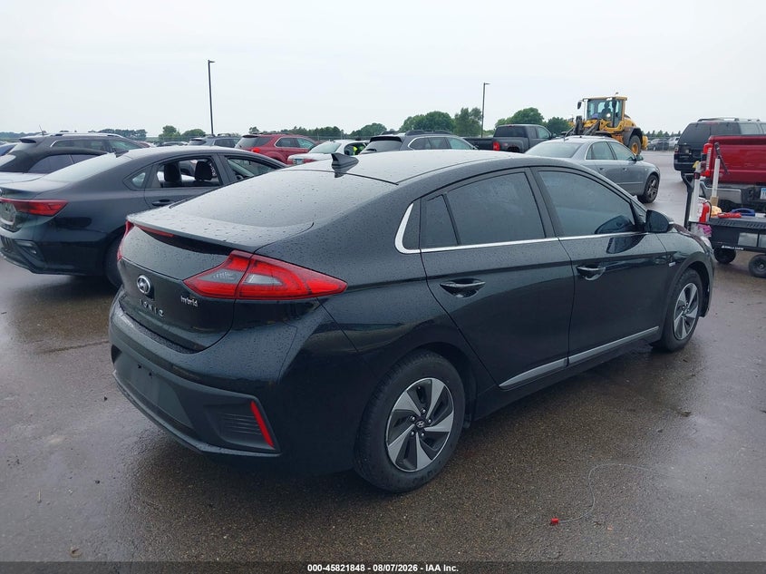 Vin: kmhc75lc6hu049084, lot: 46320729, hyundai ioniq hybrid sel 20174