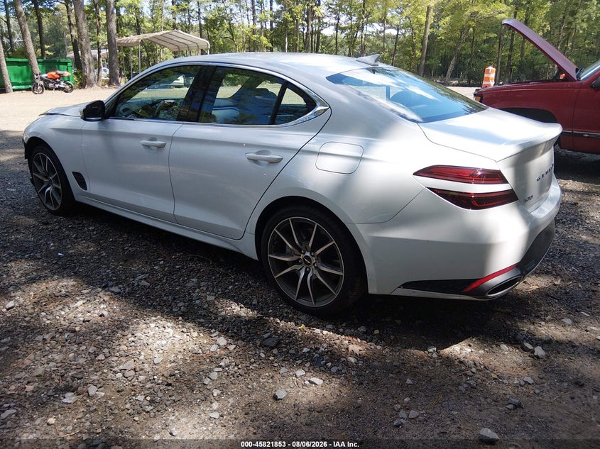 Vin: kmtg34sc1su145887, lot: 46320734, genesis g70 2.5t rwd 20253