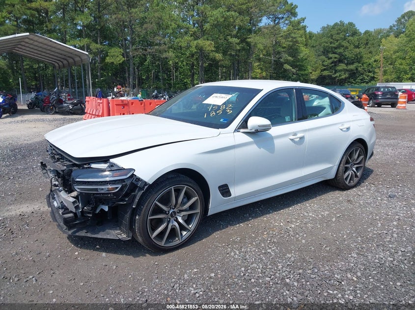 Vin: kmtg34sc1su145887, lot: 46320734, genesis g70 2.5t rwd 20252