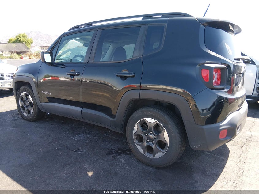 Vin: zaccjaat6gpd69104, lot: 46320743, jeep renegade sport 20163