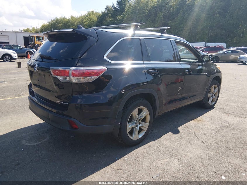Vin: 5tddkrfh8gs310210, lot: 46320744, toyota highlander limited v6 20164
