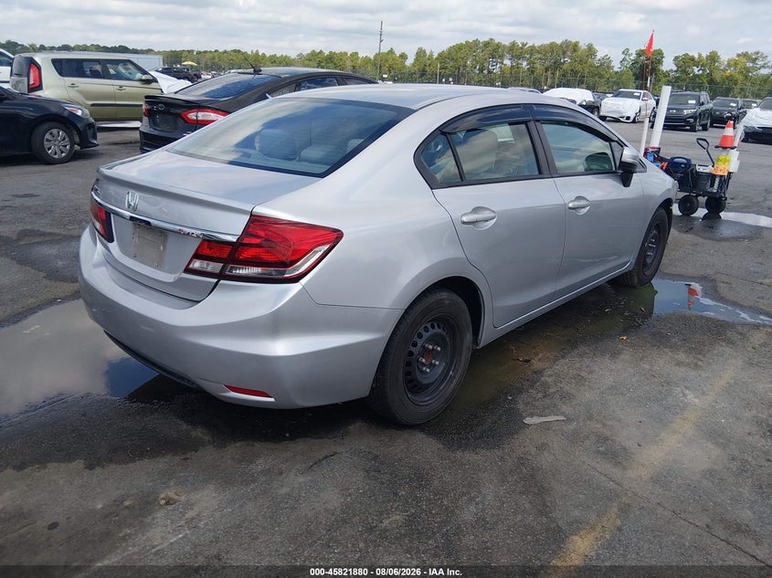 Vin: 19xfb2f58ee079886, lot: 46320761, honda civic lx 20144