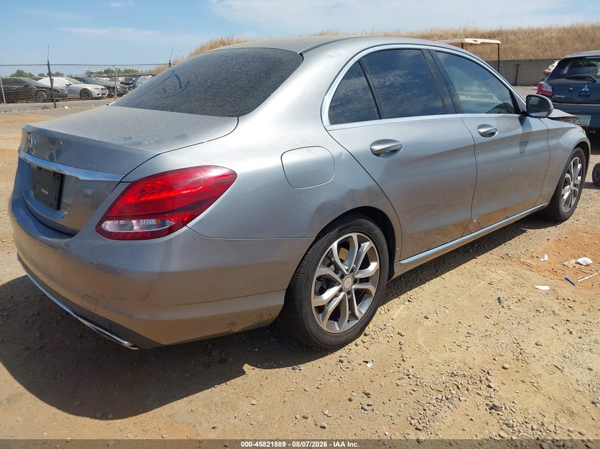 Vin: 55swf4jb9gu129462, lot: 46320770, mercedes-benz c 300 20164