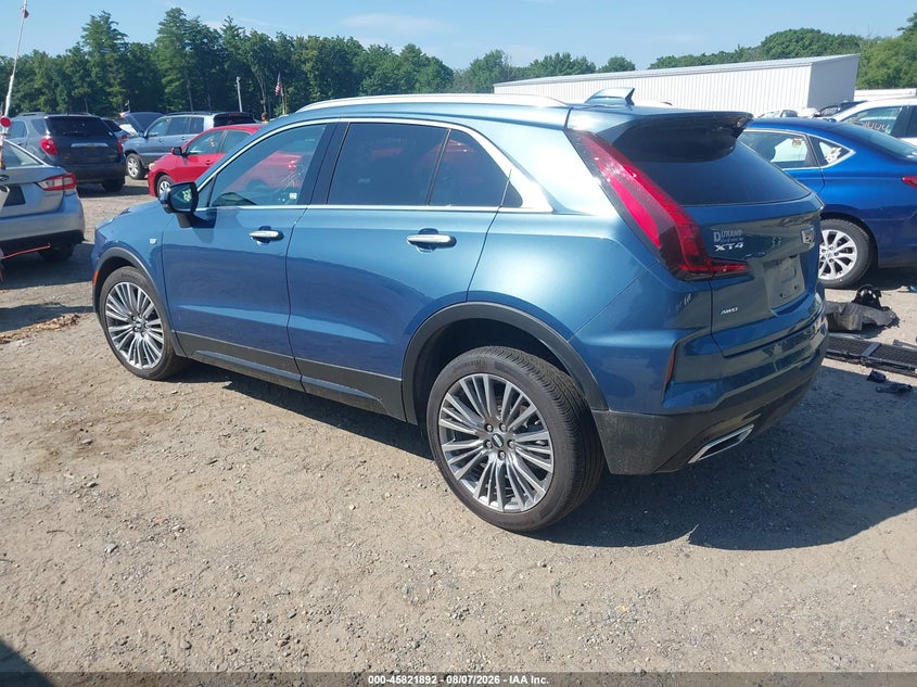 Vin: 1gyfzdr47sf154034, lot: 46320773, cadillac xt4 awd premium luxury 20253