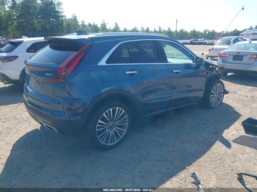 Vin: 1gyfzdr47sf154034, lot: 46320773, cadillac xt4 awd premium luxury 20254