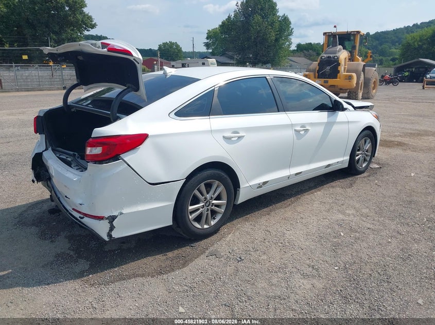 Vin: 5npe24af3gh400206, lot: 46320784, hyundai sonata 20164