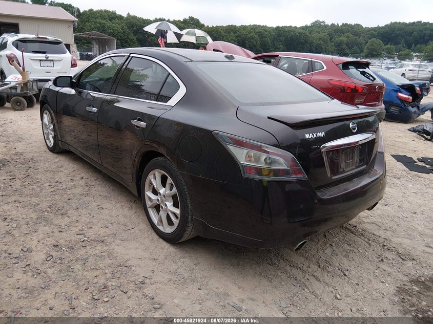 Vin: 1n4aa5ap5dc811684, lot: 46320805, nissan maxima 3.5 sv 20133