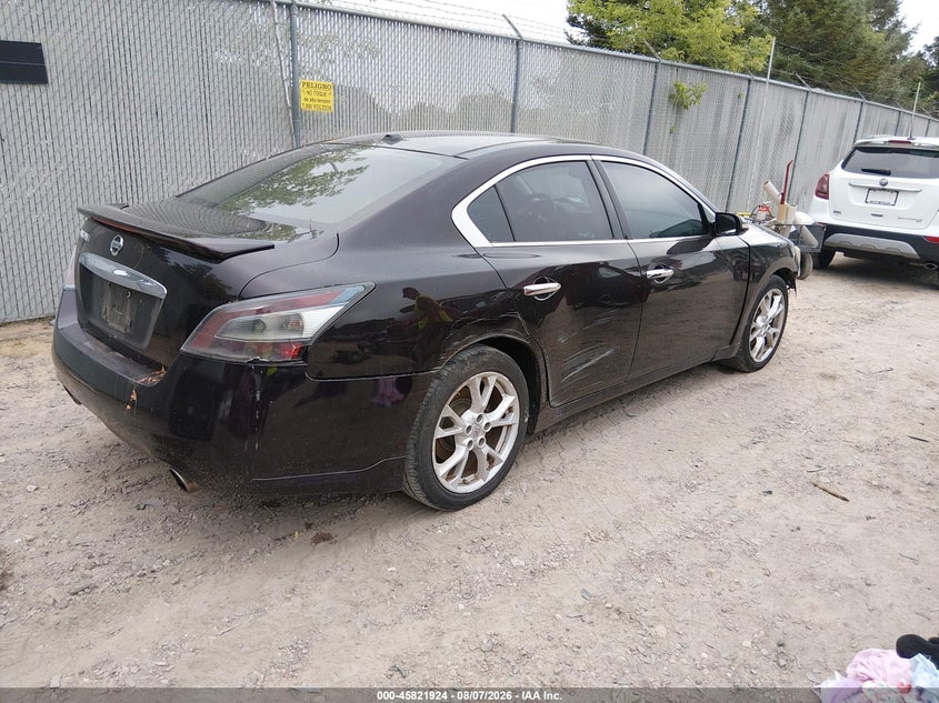 Vin: 1n4aa5ap5dc811684, lot: 46320805, nissan maxima 3.5 sv 20134