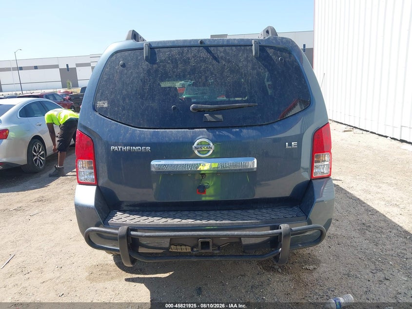 NISSAN PATHFINDER 2008 VIN 5N1BR18B98C617266