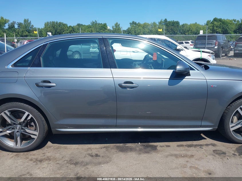 AUDI A4 2017 VIN WAUENAF45HN009165