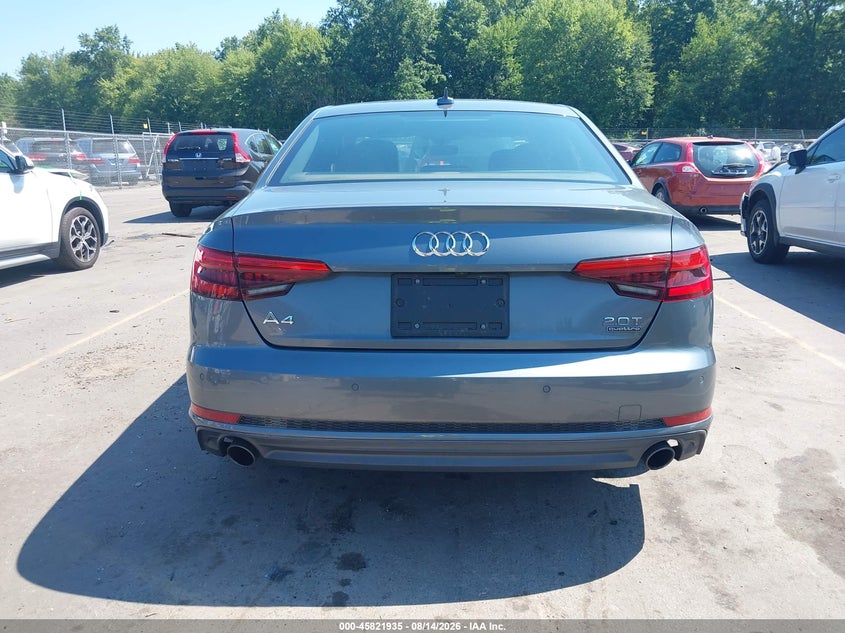 AUDI A4 2017 VIN WAUENAF45HN009165