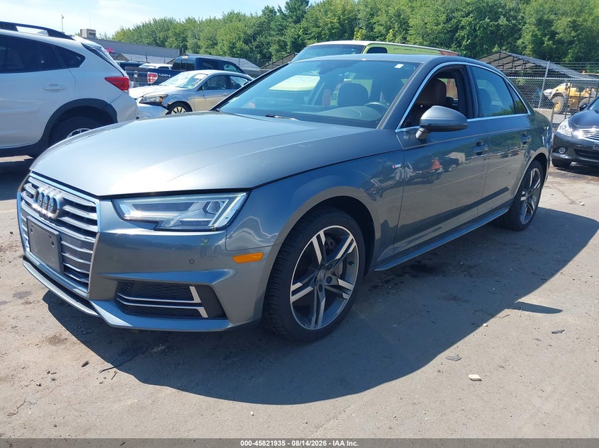 2017 Audi A4, Удар спереди, IAAI, VIN WAUENAF45HN009165 — фото 2