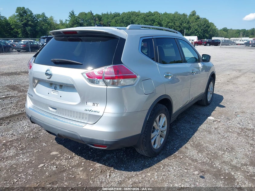 Vin: knmat2mv3gp655347, lot: 46320820, nissan rogue sv 20164