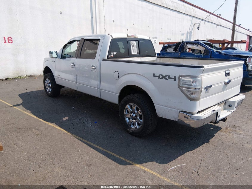Vin: 1ftfw1et6dkf10297, lot: 46320830, ford f-150 xlt 20133