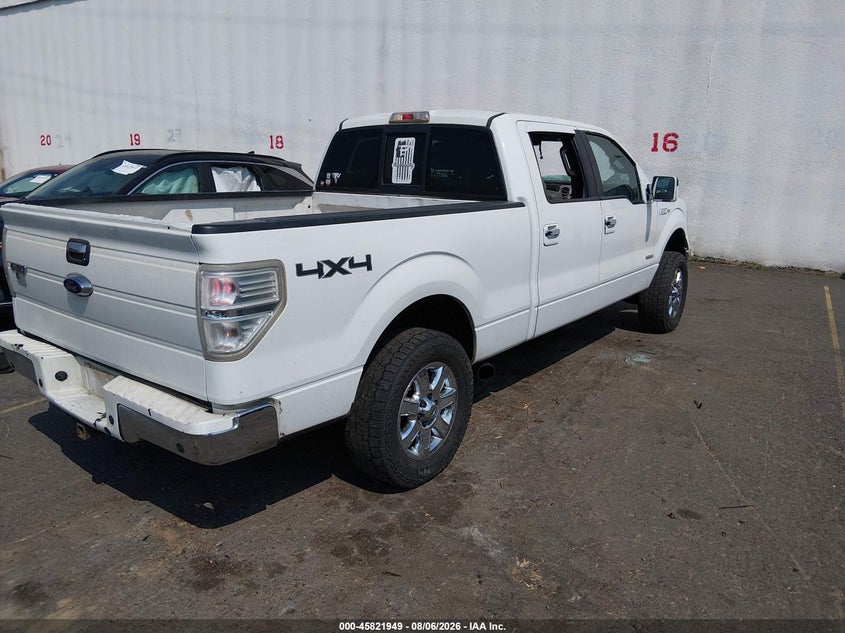 Vin: 1ftfw1et6dkf10297, lot: 46320830, ford f-150 xlt 20134