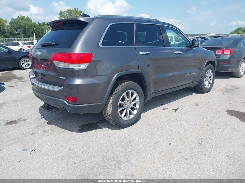 Vin: 1c4rjfbg3fc956582, lot: 46320831, jeep grand cherokee limited 20154