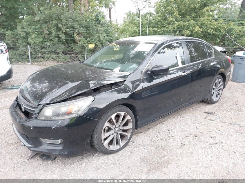 Vin: 1hgcr2f56da119447, lot: 46320839, honda accord sport 20132