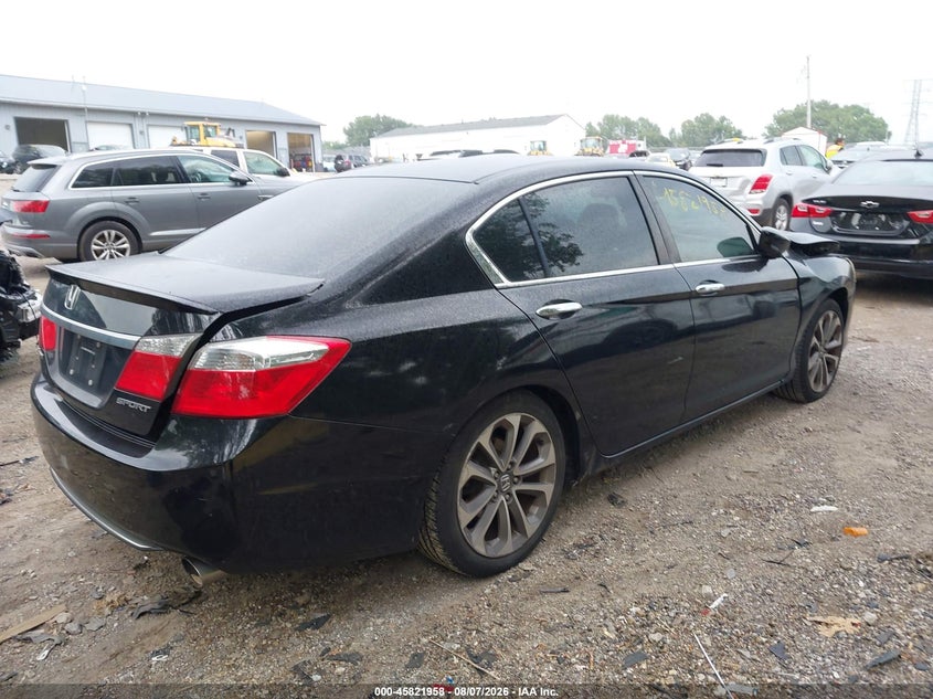 Vin: 1hgcr2f56da119447, lot: 46320839, honda accord sport 20134